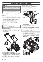 Preview for 8 page of Husqvarna LC221Ai Operator'S Manual