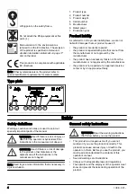 Preview for 4 page of Husqvarna LFV 100 Operator'S Manual