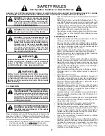 Preview for 2 page of Husqvarna LT18542 Operator'S Manual