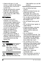 Preview for 20 page of Husqvarna P 535HX Operator'S Manual