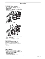 Preview for 27 page of Husqvarna PP 325 E Operator'S Manual