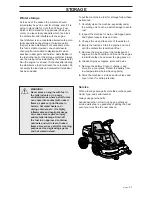 Preview for 33 page of Husqvarna Rider 11, Rider 13 H,Rider 11 Bio Operator'S Manual