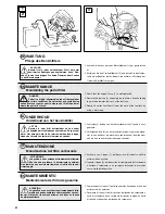 Preview for 42 page of Husqvarna T300 Instructions For Use Manual