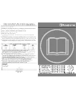 Husqvarna T85BS Operating Manual preview