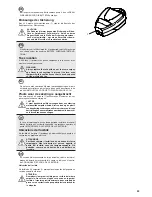 Preview for 34 page of Husqvarna TB1000 Operating Manual