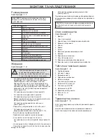 Preview for 29 page of Husqvarna TF338 Operator'S Manual