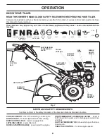 Preview for 8 page of Husqvarna TR314C Operator'S Manual