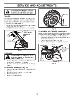 Preview for 16 page of Husqvarna TR314C Operator'S Manual