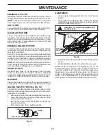 Preview for 17 page of Husqvarna TS 142X Operator'S Manual