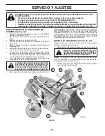 Preview for 46 page of Husqvarna TS 142X Operator'S Manual