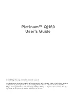 Preview for 3 page of Husqvarna Viking Platinum Q 160 User Manual