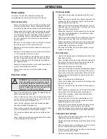 Preview for 14 page of Husqvarna WS 440 HF Operator'S Manual