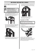 Preview for 29 page of Husqvarna WS 440 HF Operator'S Manual