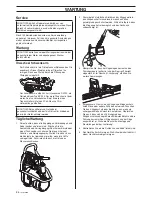 Preview for 36 page of Husqvarna WS 440 HF Operator'S Manual