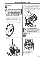 Preview for 47 page of Husqvarna WS 440 HF Operator'S Manual