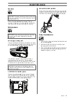 Preview for 15 page of Husqvarna WS 463 Operator'S Manual