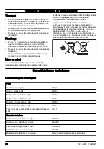 Preview for 70 page of Husqvarna WS 482 HF Operator'S Manual