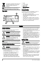 Preview for 4 page of Husqvarna WT 15i Operator'S Manual