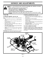 Preview for 19 page of Husqvarna YTH2242 TF Owner'S Manual