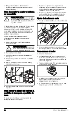 Preview for 40 page of Husqvarna Z 246 Operator'S Manual