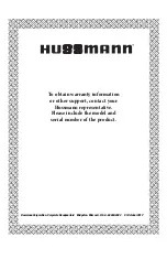 Preview for 36 page of Hussmann Innovator Installation & Operation Manual