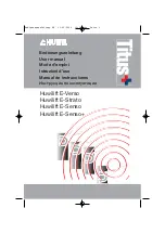 Preview for 1 page of Huwil Huwilift E-Senso+ User Manual