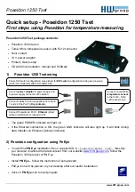 Preview for 1 page of HW Group Poseidon 1250 Tset Quick Setup