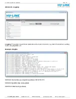 Preview for 48 page of HY-LINE M2M ROUTER Manual