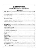 Preview for 4 page of HYBREX G1E Installation & Programming Manual