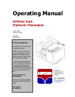 HYCON HPP18V FLEX Operating Manual preview