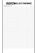 Preview for 30 page of HYDAC ELECTRONIC ETS 3000 Operating Instructions Manual