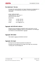 Preview for 47 page of HYDAC FILTER SYSTEMS LowViscosity Unit CoalescerDiesel LVU-CD-40 Installation And Maintenance Instructions Manual