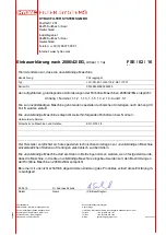 Preview for 144 page of HYDAC FILTER SYSTEMS LowViscosity Unit CoalescerDiesel LVU-CD-40 Installation And Maintenance Instructions Manual