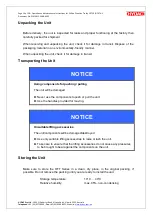 Preview for 14 page of HYDAC International OFT-HV Operating And Maintenance Instructions Manual