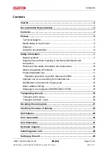 Preview for 3 page of Hydac VarnishMitigation Unit Operating And Maintenance Instructions Manual