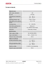 Preview for 53 page of Hydac VarnishMitigation Unit Operating And Maintenance Instructions Manual