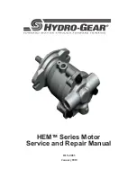 Preview for 29 page of Hydro-Gear HGM-H Series Service And Repair Manual