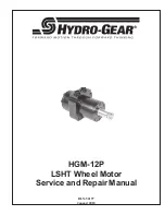 Preview for 100 page of Hydro-Gear HGM-H Series Service And Repair Manual