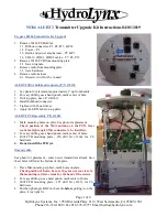 Preview for 1 page of HydroLynx Systems 50386 ALERT2 Instructions