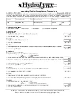 Preview for 12 page of HydroLynx Systems 50386R Instruction Manual