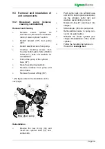 Preview for 39 page of Hydromatic FlexLine FLH03 Manual