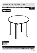 hygena 143/8585 Assembly Instructions Manual preview