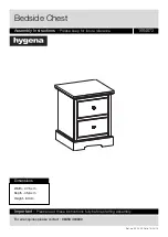 Preview for 1 page of hygena 1664672 Assembly Instructions Manual