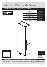 Preview for 1 page of hygena 205/3787 Assembly Instructions Manual