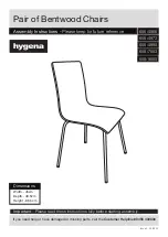 hygena 600/5511 Assembly Instructions Manual preview