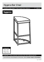 Preview for 5 page of hygena 600/6194 Assembly Instructions Manual