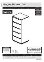 Preview for 1 page of hygena Bergen 549/4006 Assembly Instructions Manual