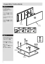 Preview for 8 page of hygena Bergen 549/4006 Assembly Instructions Manual