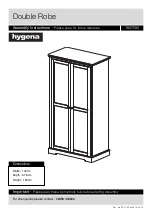 Preview for 1 page of hygena Double Robe 1947090 Assembly Instructions Manual