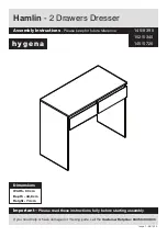 Preview for 1 page of hygena Hamlin 145/5726 Assembly Instructions Manual